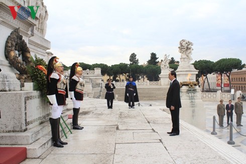 Chủ tịch nước Trần Đại Quang thăm làm việc tại thành phố Milan và vùng Lombardia, miền Bắc Italy - ảnh 2